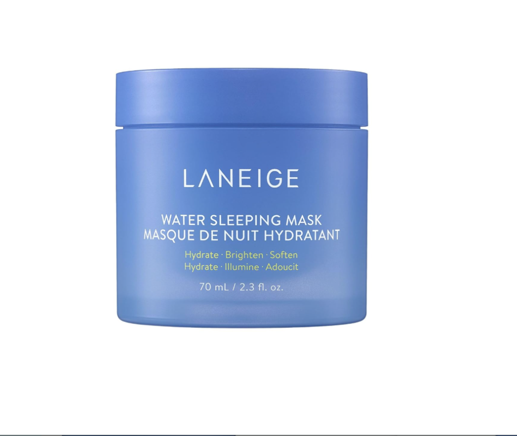 a jar of Laneige Water Sleeping Mask--a best overnight hydrating mask