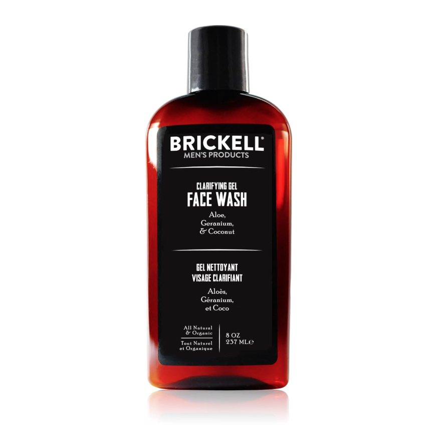 Brickell Clarifying Gel Wash--2025 Best Men's Skincare Brands