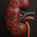 Effects of Long-Term Untreated High Blood Pressure on Your Vital Organs - an image of a damaged kidney