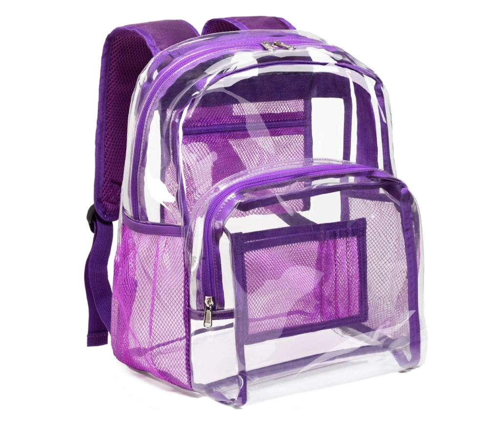 best backpack for middle school - Vorspack Clear Backpack Heavy Duty