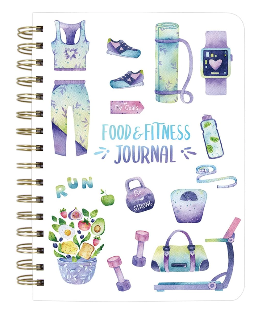 reset your hormones and melt belly fat with this Food and Fitness Meal Workout Journal Diary Wellness Log