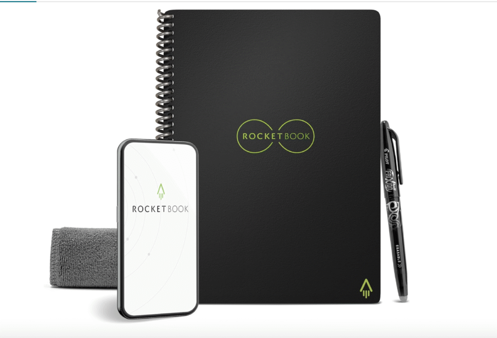 back to school - the rocketbook reusable notebook