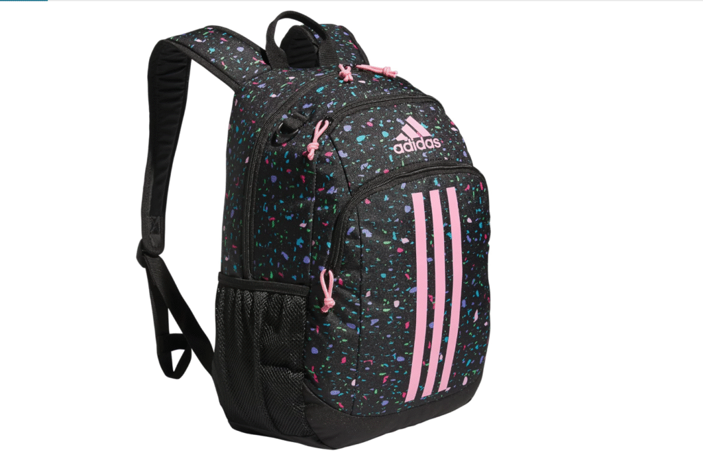 popular back to school items - speckled Adidas backpack