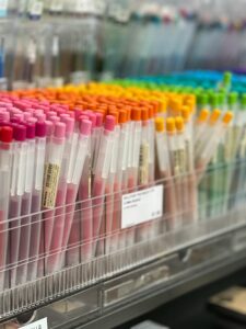 school supplies on amazon under $5 - a bunch of pens on a store shelf in various colors