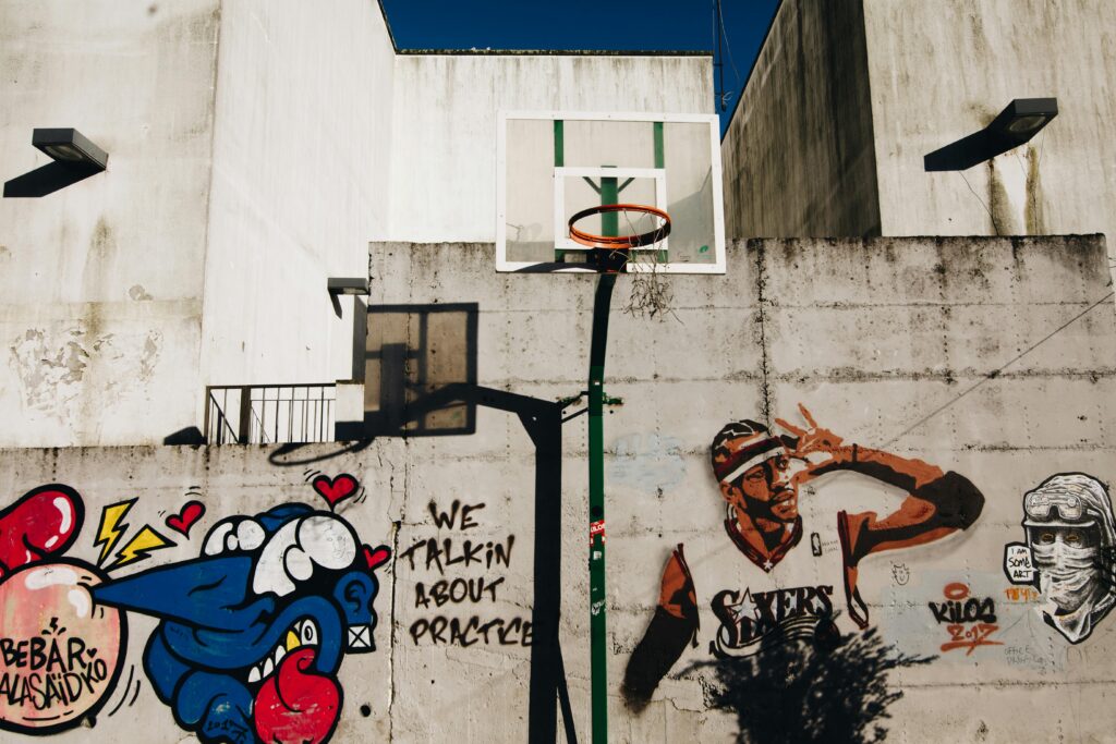 labor day weekend ideas for couples - urban art photography (street art)