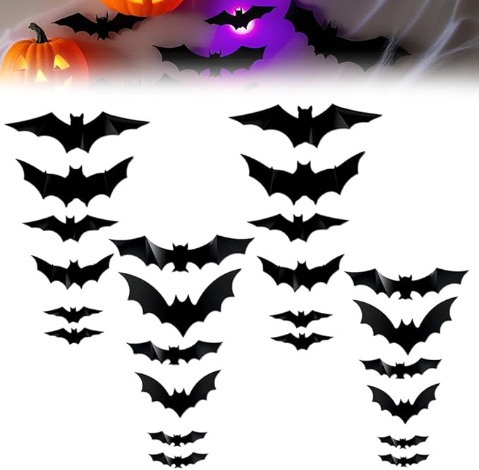 3D LED Bat decor