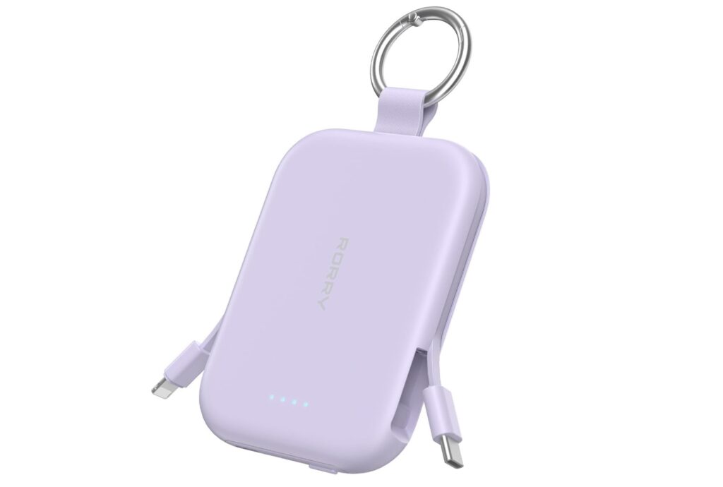 RORRY Portable Charger in lavender